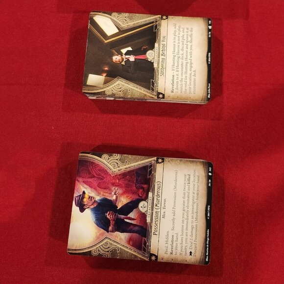 Arkham Horror Card Game with Extra Decks, Horror Fantasy game Pre-owned perfect - Picture 7 of 16